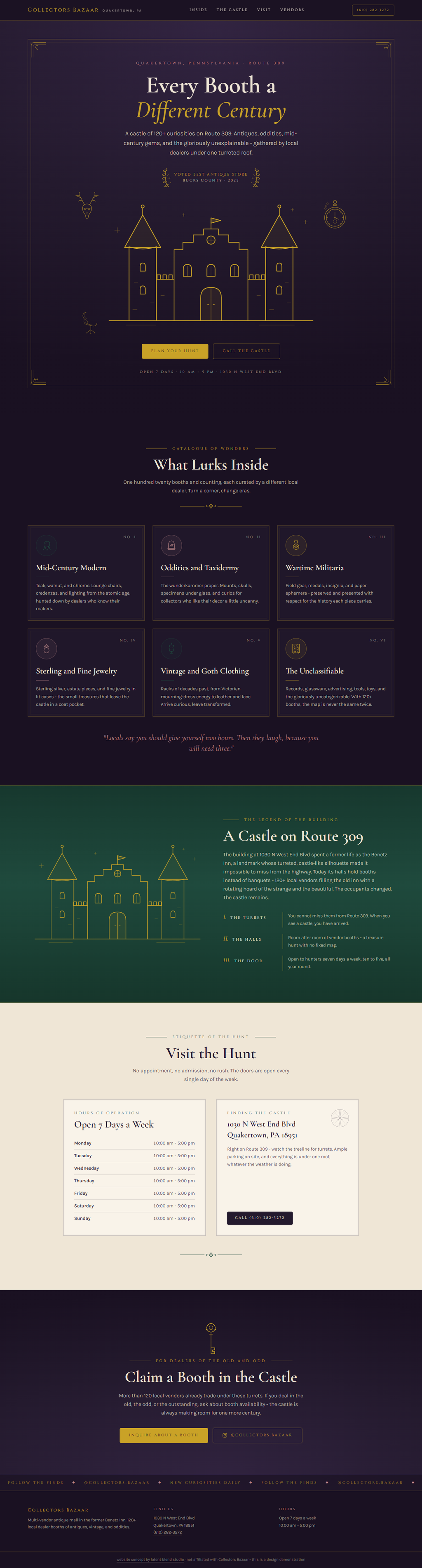 Collectors Bazaar redesign concept